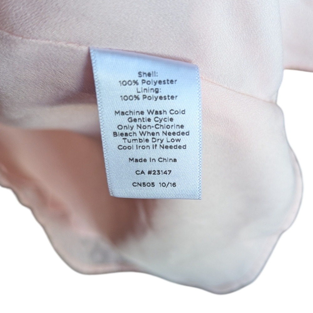 Talbots Blush Pink Blouse Medium EUC - Picture 3 of 9